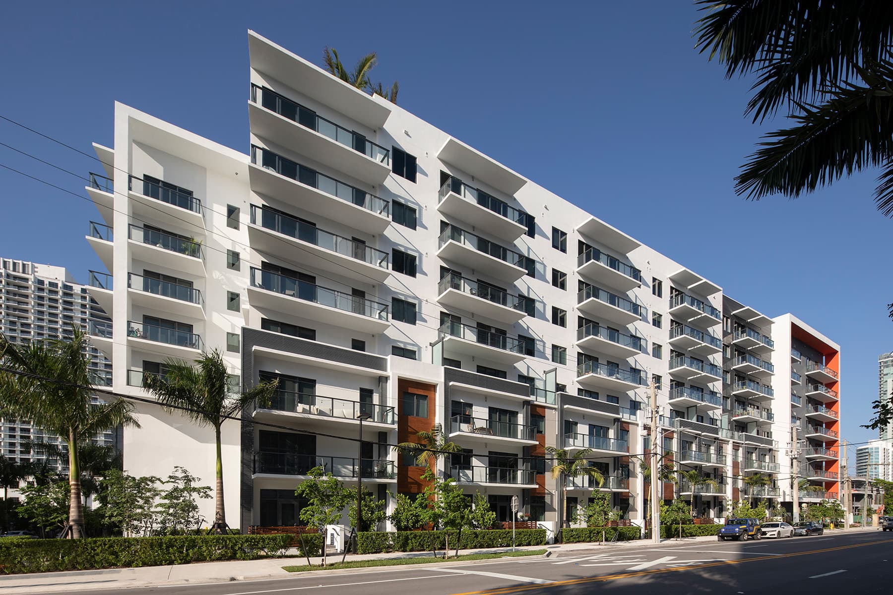 Exterior of AMLI Midtown Miami