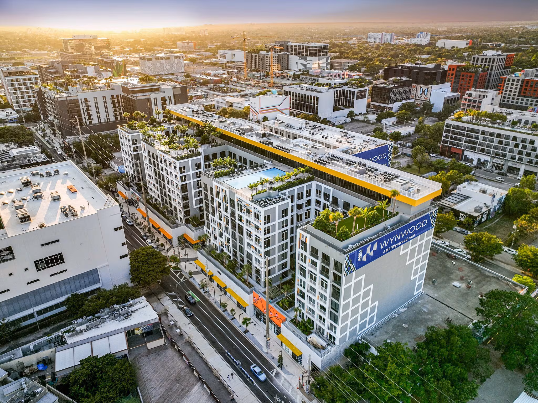 Exterior of AMLI Wynwood