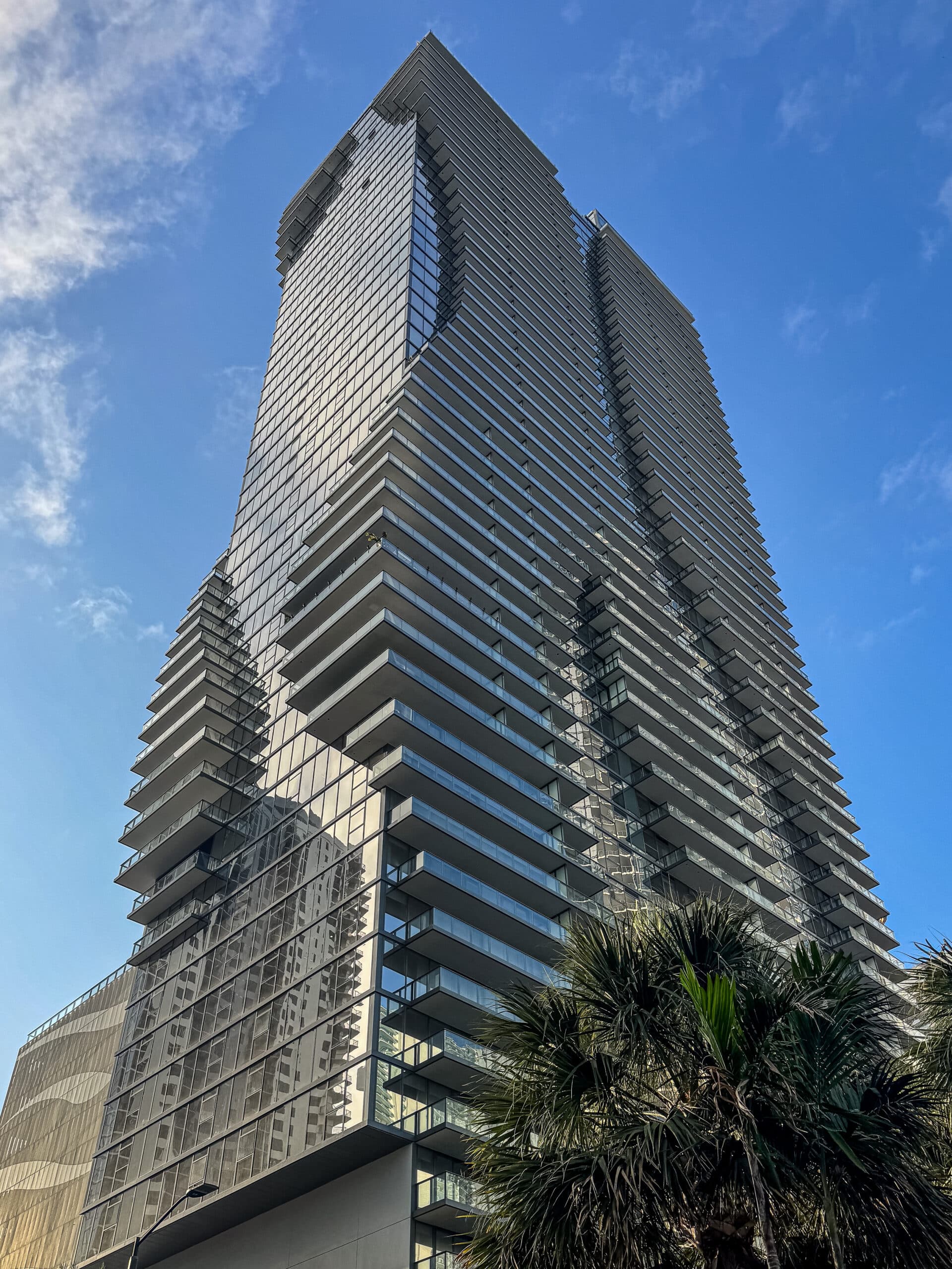 Exterior of Miami World Tower
